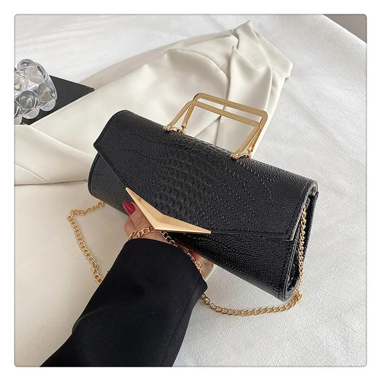 Crocodile Small Ladies Chains Shoulder Messenger Purses Women Hand Bags