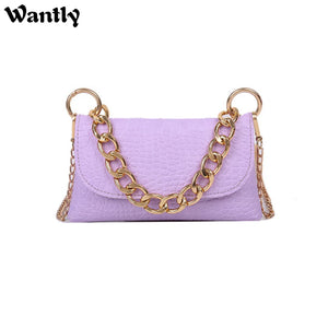 Crocodile Summer Envelope Shoulder Bag