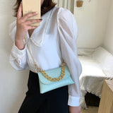 Crocodile Summer Envelope Shoulder Bag