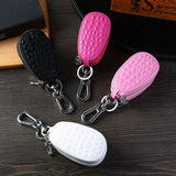 Crocodile pattern Men Car keys keychain PU Leather Casual Key holder