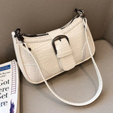 Crocodile Pattern Mini Shoulder Bag for Women