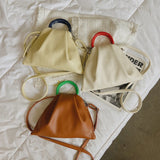 Cross Body Bag Woman Shoulder Bags Female Soft Leather Dumpling Bag Small Tote S