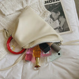 Cross Body Bag Woman Shoulder Bags Female Soft Leather Dumpling Bag Small Tote S