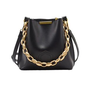 Women Crossbody Messenger Bag with Diamonds Chain Handbag