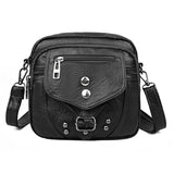 Cross Body Shoulder Bag Women Handbags Pu Leather Purses Vintage Crossbodys Mess