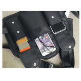 Punk Style Fanny Pack Chest Bag Men Streetwear Tactical Vest Bag