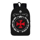 Cross Printed Backpack Comfortable Primary School Bags Kids Bag