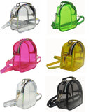 Clear PVC Cross Body Bag Large Capacity Zipper Waterproof Shoulder Bags