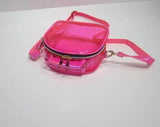 Clear PVC Cross Body Bag Large Capacity Zipper Waterproof Shoulder Bags