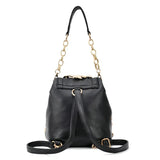 Korean-style Rivet Button Bucket Backpack for Women