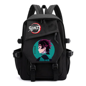 Cartoon Demon Slayer Men's Backpack Travel Large Capacity School Bag