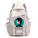 Cartoon Demon Slayer Men's Backpack Travel Large Capacity School Bag