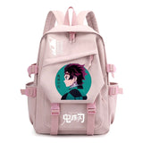 Cartoon Demon Slayer Men's Backpack Travel Large Capacity School Bag