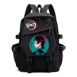 Cartoon Demon Slayer Men's Backpack Travel Large Capacity School Bag