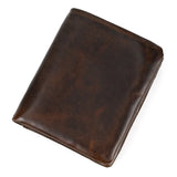 Retro Oil Wax Leather Wallet 20% Off