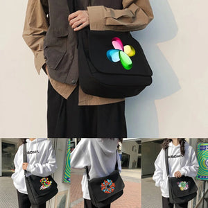 Canvas Crossbody Bag Youth Satchel Women Messenger Envelope Pouch