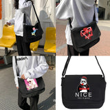 Canvas Crossbody Bag Shoulder Bags Diagonal Satchel School Envelope Pattern