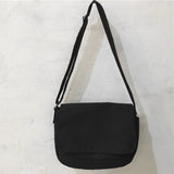 Canvas Shoulder Bag Youth Satchel Women Messenger School Envelope Mask Pattern