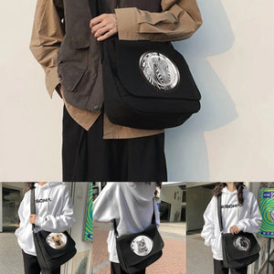 Canvas Crossbody Bag for Women