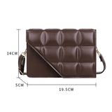 Crossbody Bag Leather Chain Flap Shoulder Messenger Female Casual Handbag