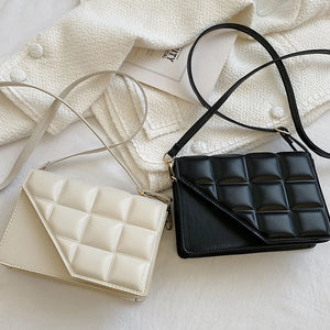 Crossbody Bag Leather Chain Flap Shoulder Messenger Female Casual Handbag