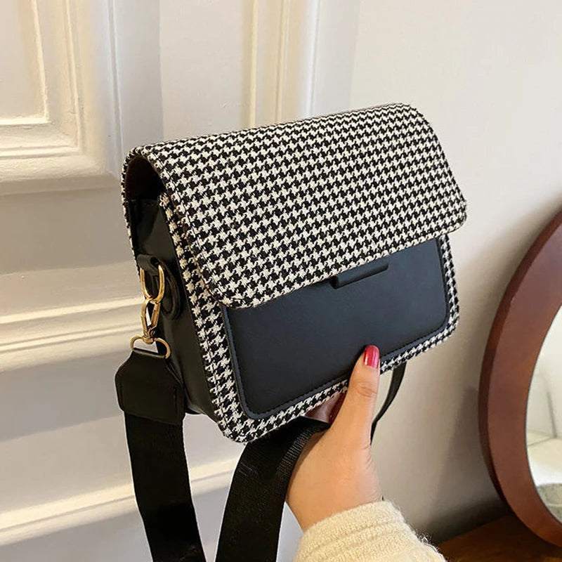 Crossbody Bag Female Shoulder Bag Women Bag Handbag Purse Retro PU Leather