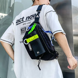 Functional Crossbody Chest Bag Unisex Sport Waist Shoulder Bag