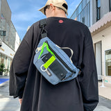 Functional Crossbody Chest Bag Unisex Sport Waist Shoulder Bag