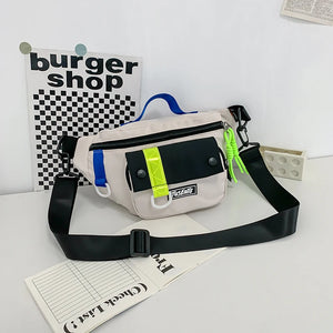 Functional Crossbody Chest Bag Unisex Sport Waist Shoulder Bag