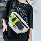 Functional Crossbody Chest Bag Unisex Sport Waist Shoulder Bag
