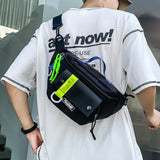 Functional Crossbody Chest Bag Unisex Sport Waist Shoulder Bag