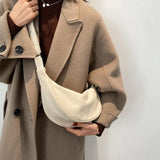 Canvas Crossbody Bag Tear Resistant Shoulder Strap