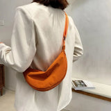 Canvas Crossbody Bag Tear Resistant Shoulder Strap