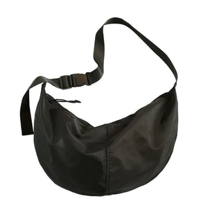 Unisex Dumpling Shaped Crossbody Bag Nylon Messenger Handbag