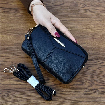 Crossbody Bag Women Black/blue/purple/red/graypink Female Clutch Zipper