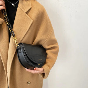 Vintage Saddle Bag Women's Crossbody Bag