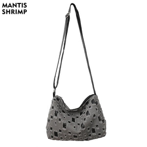 Canvas Crossbody Bag for Women High Quality Shoulder Messenger Handbag