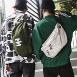 Waterproof Nylon Crossbody Messenger Chest Bag Pack
