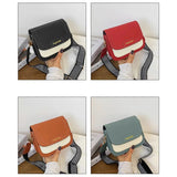 Crossbody Bags Women PU Leather Shoulder Small Square Bag Mobile Phone Bag