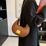 Crossbody Bags For Women PU Leather Underarm Bag Western Style Messenger Bags