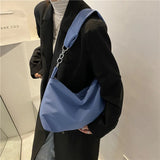 Nylon Crossbody Bag for Women with Removable Chain Strap