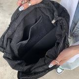Denim Crossbody Bag Embroidery Female Shoulder Handbag Tote Ladies Messenger