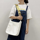 Leather Geometric Hobo Shoulder Bucket Bag
