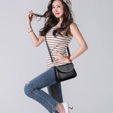Mini Crossbody Bag for Women Retro PU Leather Shoulder Purse