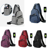 Waterproof Crossbody Bag Small Chest Pack Sport Shoulder Sling Backpack