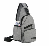Waterproof Crossbody Bag Small Chest Pack Sport Shoulder Sling Backpack