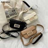 Crossbody Bags PU Leather Cover Casual Mini Flap Females Handbags