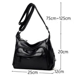 Large Capacity Shoulder Bags High Leather Crossbody Bags