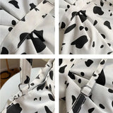 Crossbody Bags Women Bow Leopard OL Canvas Street Shopping Style Handbags