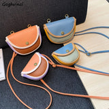 Women Candy Crossbody Bag Saddle Style All-match